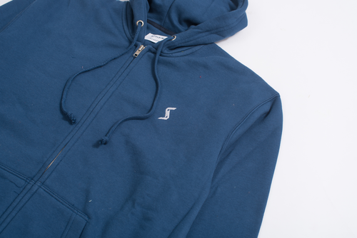 Men's classic Zip-Up Hoodie Navy - Ultimate Comfort